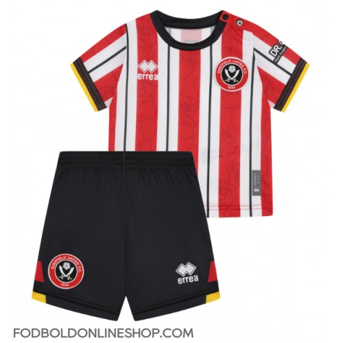 Sheffield United Hjemme Trøje Børn 2024-25 Kortærmet (+ Korte bukser)